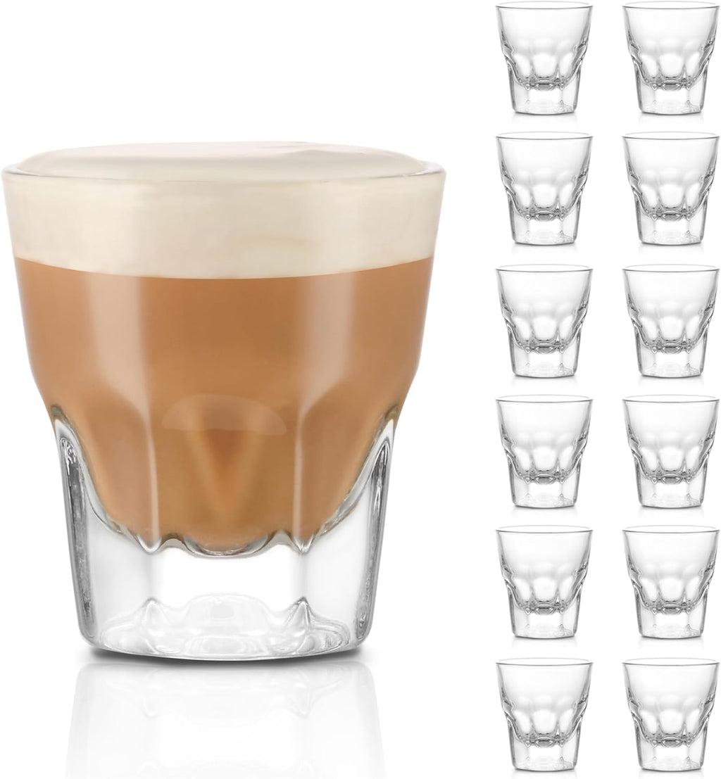 Drinking Glass Drinking Cup Set, Iconic Heavy Base Bar Glassware Thick Drinking Glasses Set of 12, 22-Ounce Iced Tea Glasses